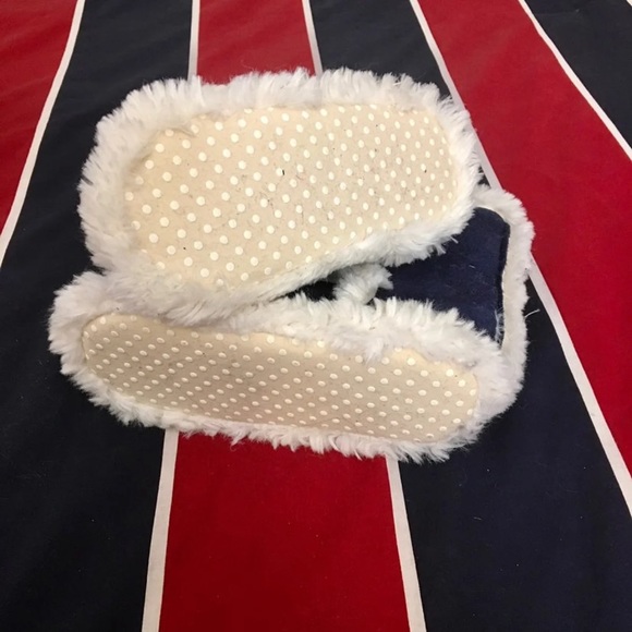 Suede Sherpa Slippers - Picture 2 of 4